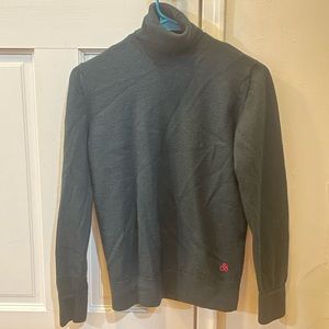 Scotch and Soda Turtleneck Sweater - Green, Size Small